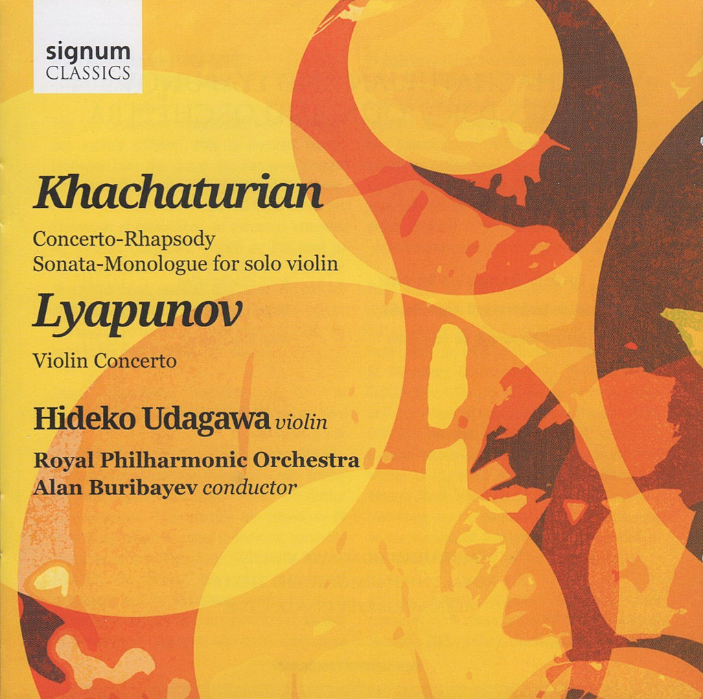 Udagawa: Lyapunov Violin Concerto + Khachaturian - Signum SIGCD
