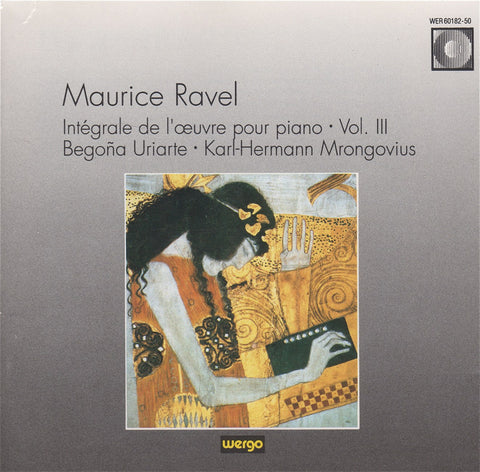 CD - Uriarte & Mrongovius: Ravel Piano Works Vol. III - Wergo WER 60182-50