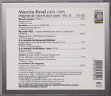 CD - Uriarte & Mrongovius: Ravel Piano Works Vol. III - Wergo WER 60182-50