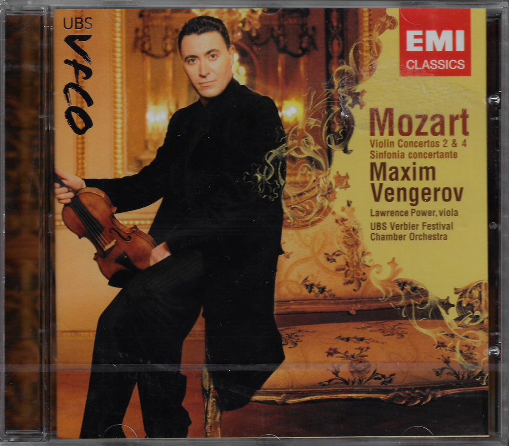 Vengerov: Mozart Violin Concertos 2 & 4, etc. - EMI 3 78374 2 (sealed)