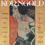 Vernon/McGill SO: Korngold Symphony in F-sharp - McGill 750043-2