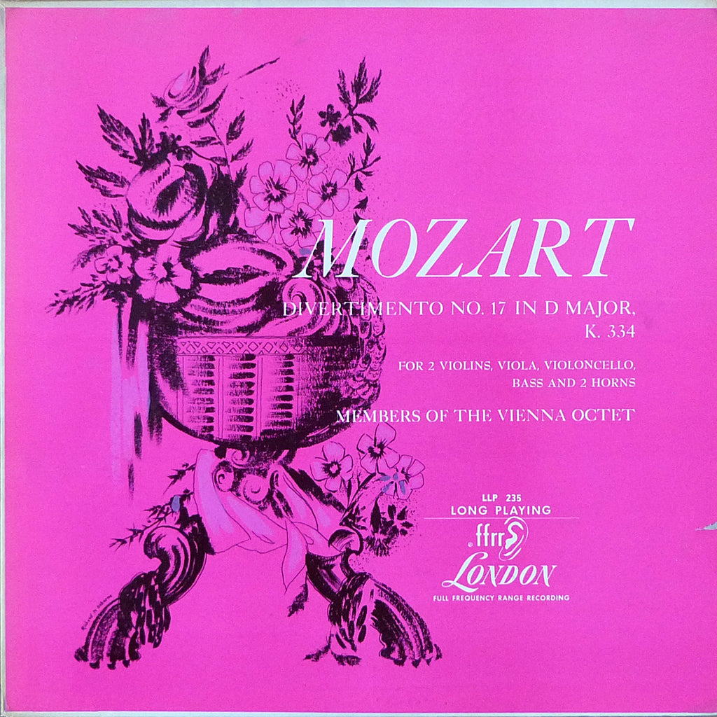Vienna Octet: Mozart Divertimento K. 334 - London LLP 235