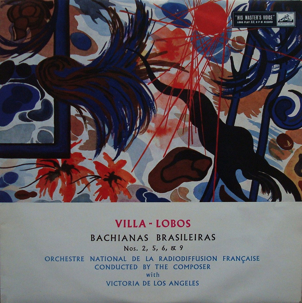 LP - Villa-Lobos: Bachianas Brasilieras 2, 5 (with Los Angeles), 6, 9 - HMV ALP 1603