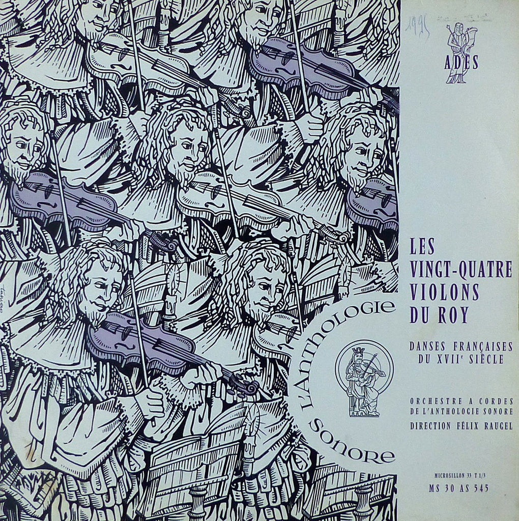 Les 24 Violons du Roy: 17th Century French Dance Music - Adès MS 30 AS 545