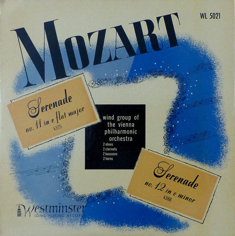 VPO Wind Group: Mozart Serenades K. 375 & K. 388 - Westminster WL 5021