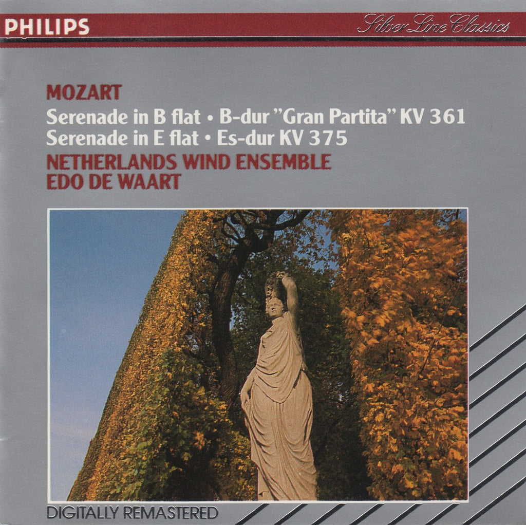 CD - Waart: Mozart Wind Serenades K. 361 "Gran Partita" & K. 375 - Philips 420 711-2
