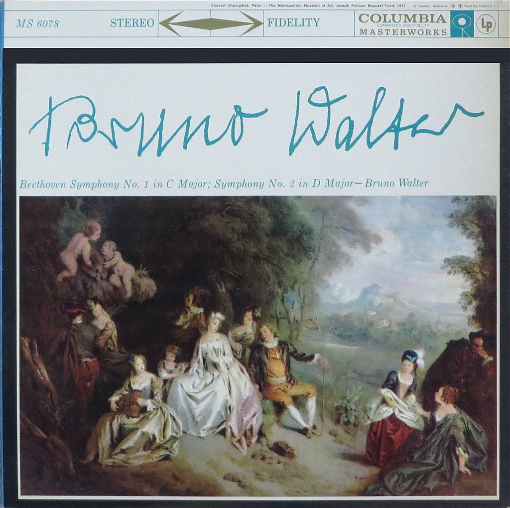 Bruno Walter: Beethoven Symphonies Nos. 1 & 2 - Columbia MS 6078