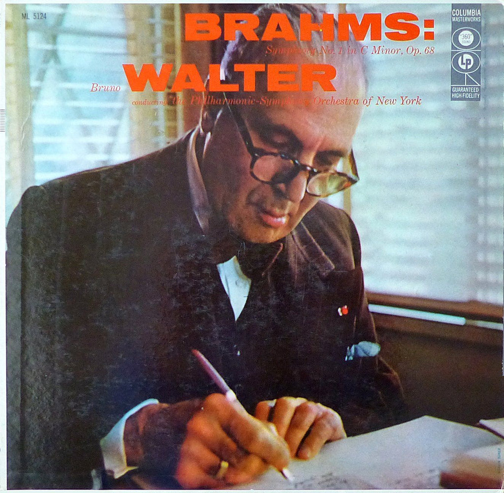 Walter/NYPO: Brahms Symphony No. 1 - Columbia ML 5124