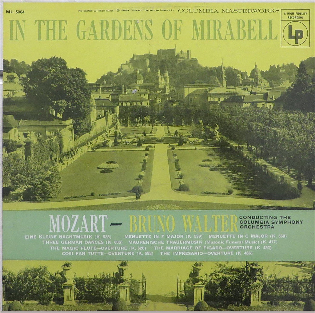 Walter: In the Gardens of Mirabell (Mozart K. 525 + Ovs.) - Columbia ML 5004