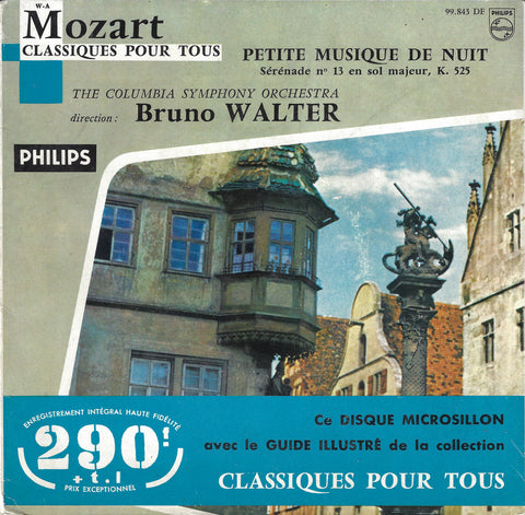Walter: Eine Kleine Nachtmusik - Philips 99.843 DE (7" EP) + catalog