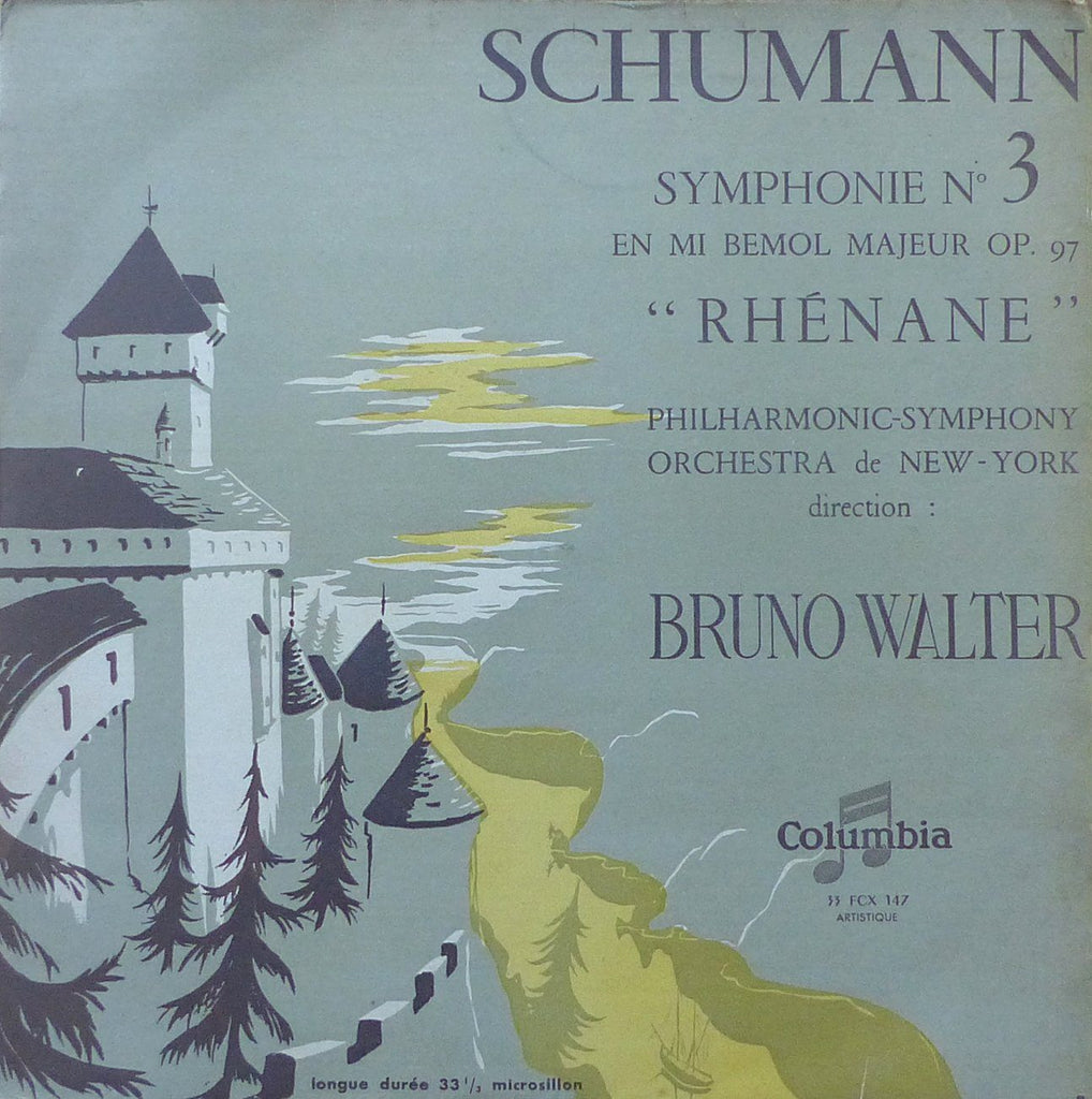 Walter/NYPO: Schumann Symphony No. 3 "Rhenish" - Columbia FCX 147