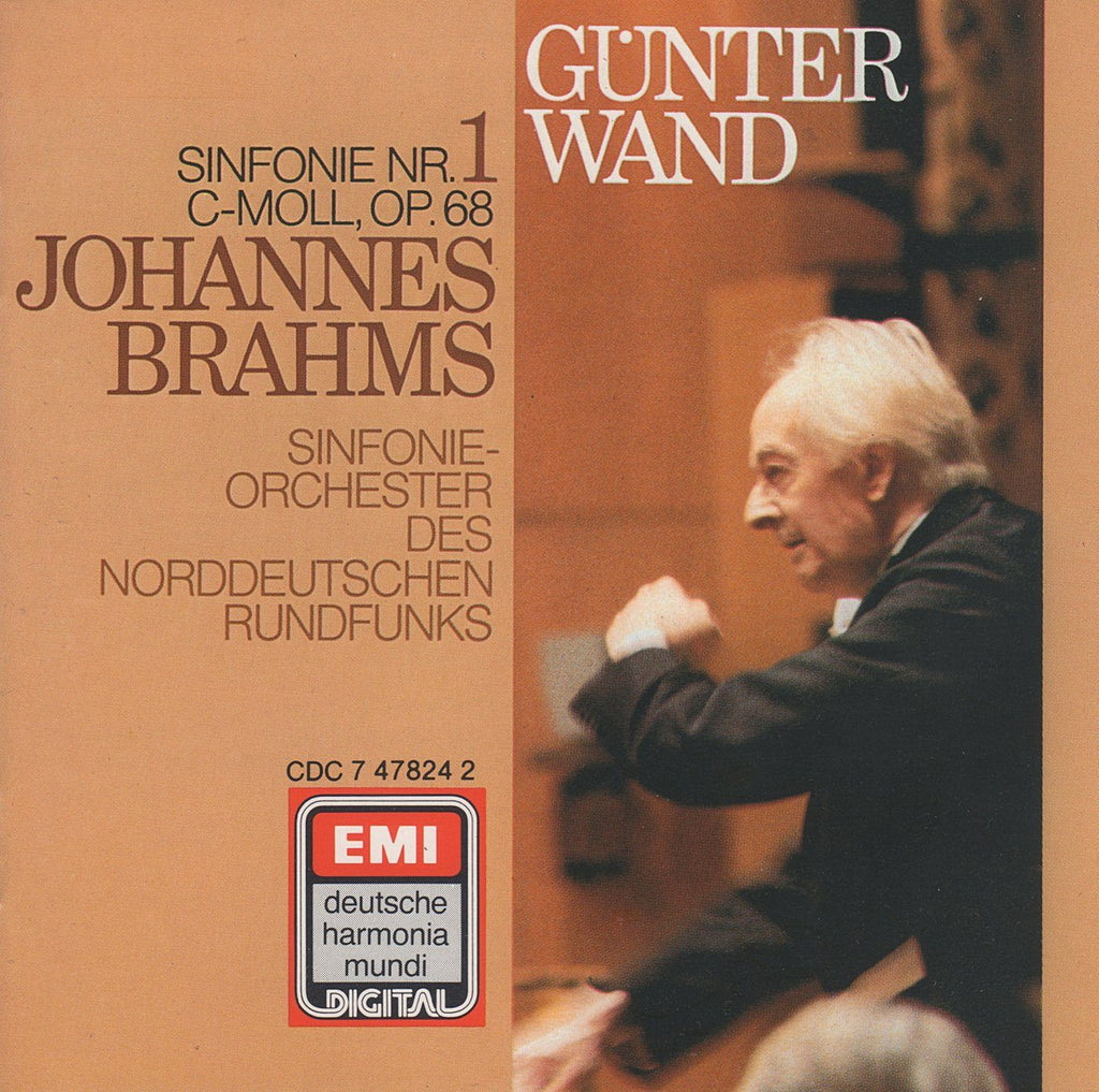 Wand/NDR SO: Brahms Symphony No. 1 - EMI/DHM CDC 7 47824 2