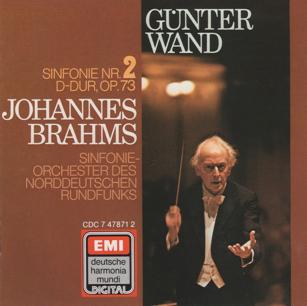 CD - Wand/NDR SO: Brahms Symphony No. 2 - EMI/DHM CDC 7 47871 2 (DDD)