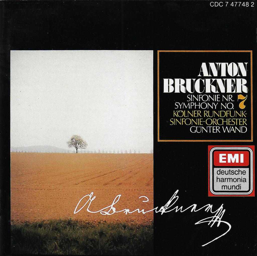 Wand/Cologne RSO: Bruckner Symphony No. 7 - EMI CDC 7 47748 2