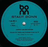 Gähler: Beethoven Violin Concerto, etc. - Bonn Stadt 65.392/3 (2LP box set)