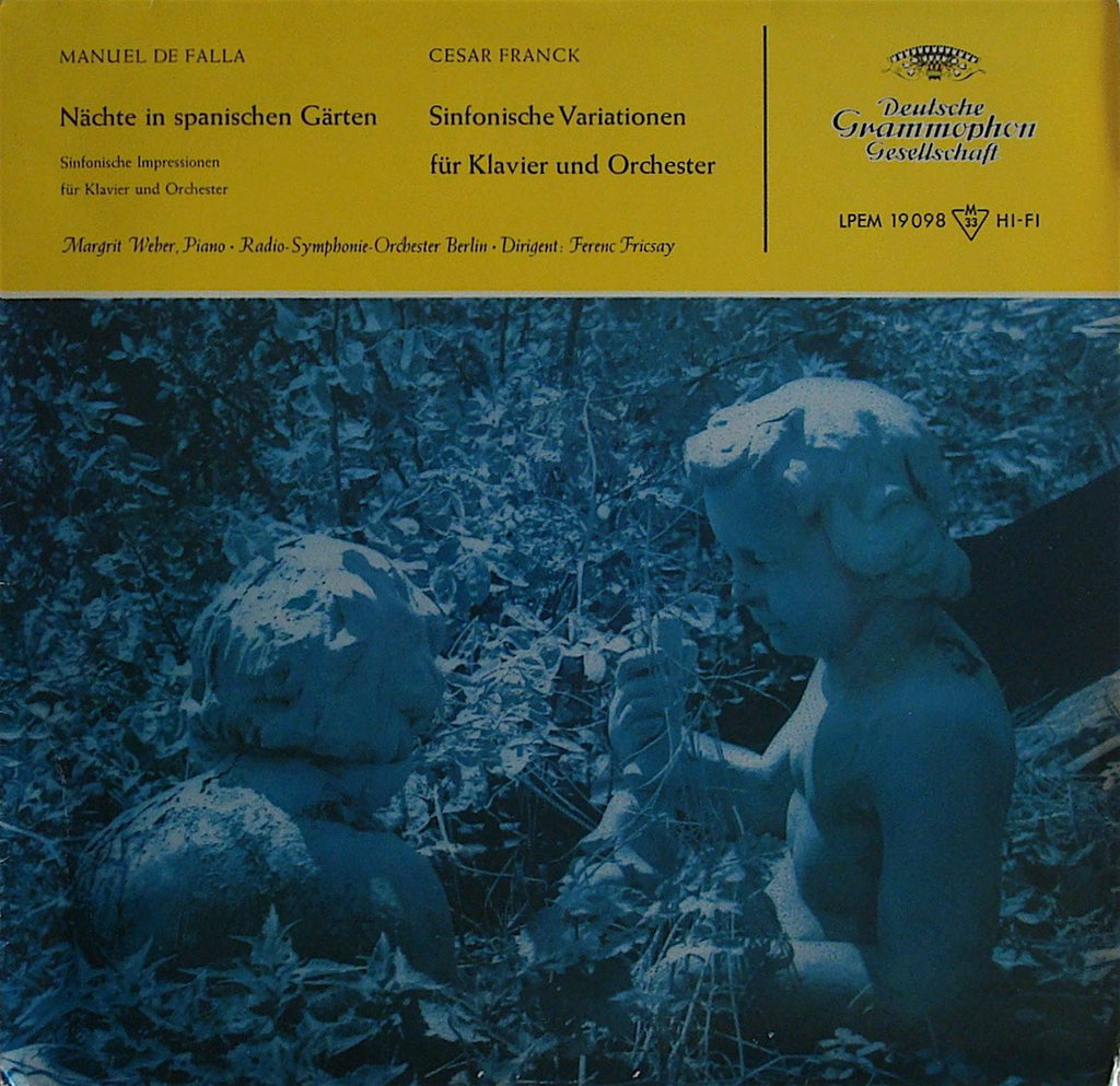 LP - Weber: Falla Nights In The Gardens Of Spain + Franck - DG LPEM 19098