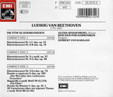 Weissenberg: Beethoven 5 Concertos, etc. - EMI CZS 25 2172 2 (3CD set)