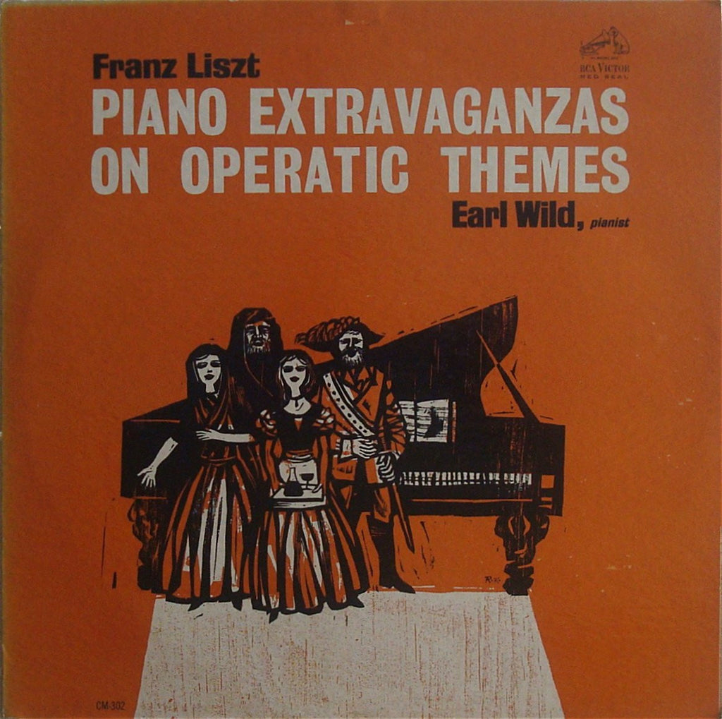 LP - Wild: Liszt Piano Extravaganzas On Operatic Themes - RCA CM-302 (signed)