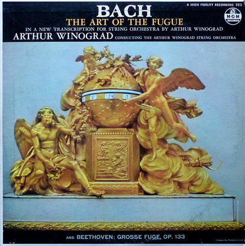 Winograd: Bach Art of the Fugue + Beethoven - MGM 2E3 (2LP set)