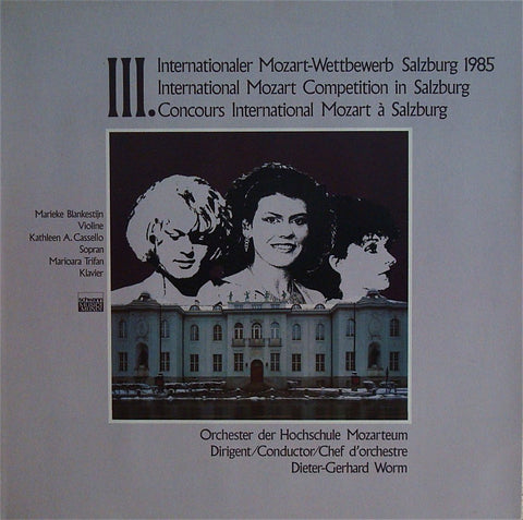 LP - Blankestijn: Mozart K. 219 (1985 Int. Mozart Competition Salzburg) - Schwann VMS 2109