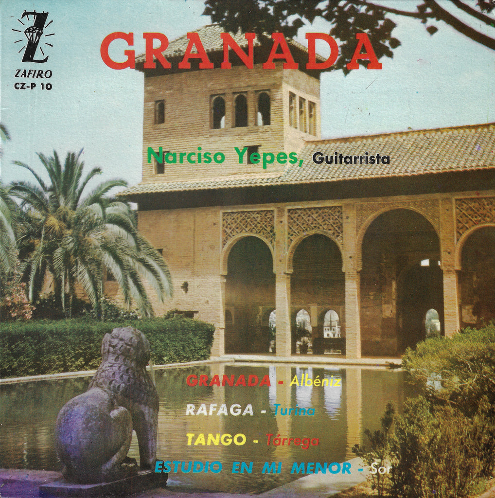Yepes: Albeniz, Turina, Tarrega & Sor - Zafiro CZ-P 10 (7" EP)