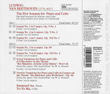 Yo-Yo Ma: Beethoven Cello Sonatas & Vars. - Sony S2K 42446 (2CD set)
