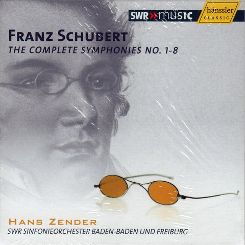 CD - Zender: Schubert Symphonies Nos. 1-8 - Hanssler CD 93.120 (8CD Box) (sealed)