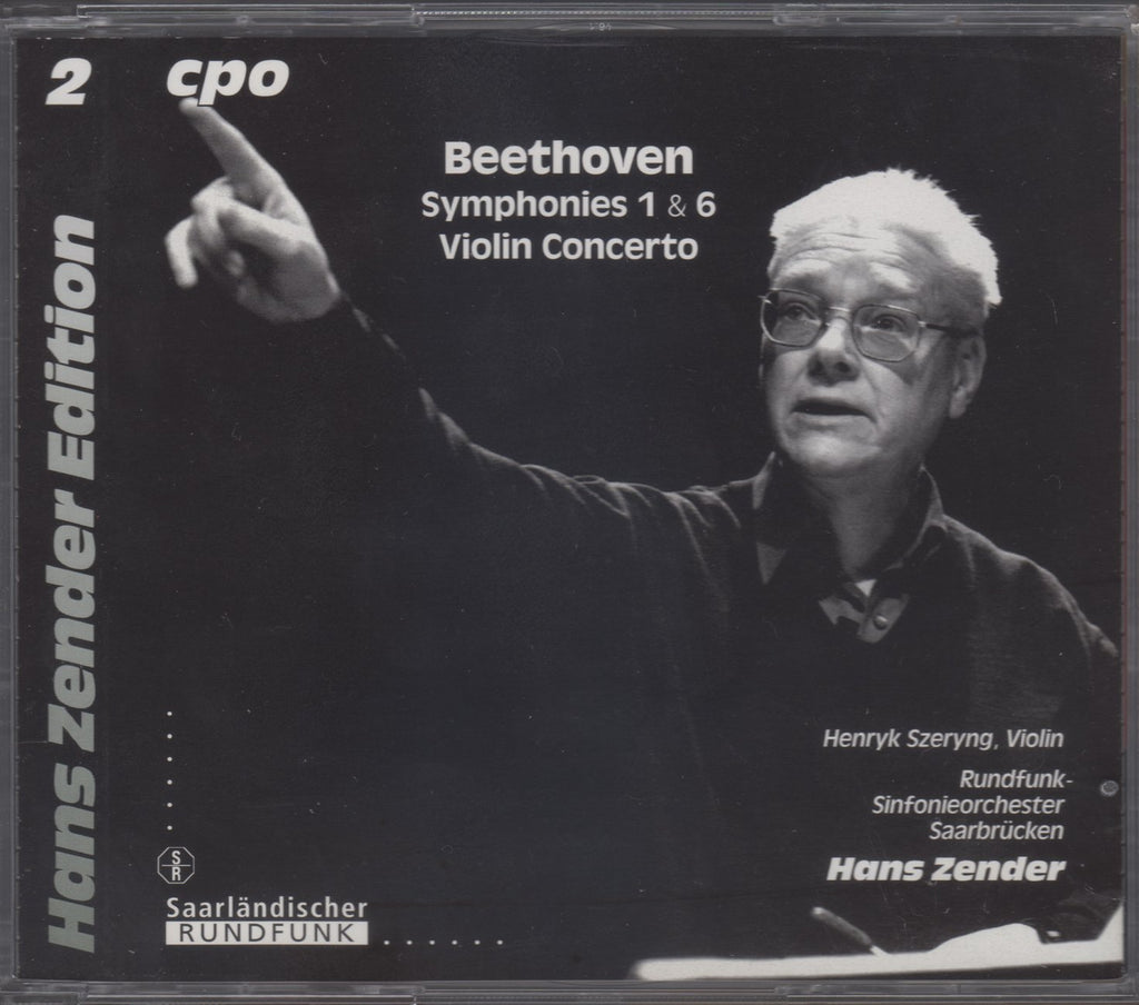 Zender: Beethoven Symphonies 1 & 2 + Op. 61 (Szeryng) - CPO 999 474-2 (2CD set)