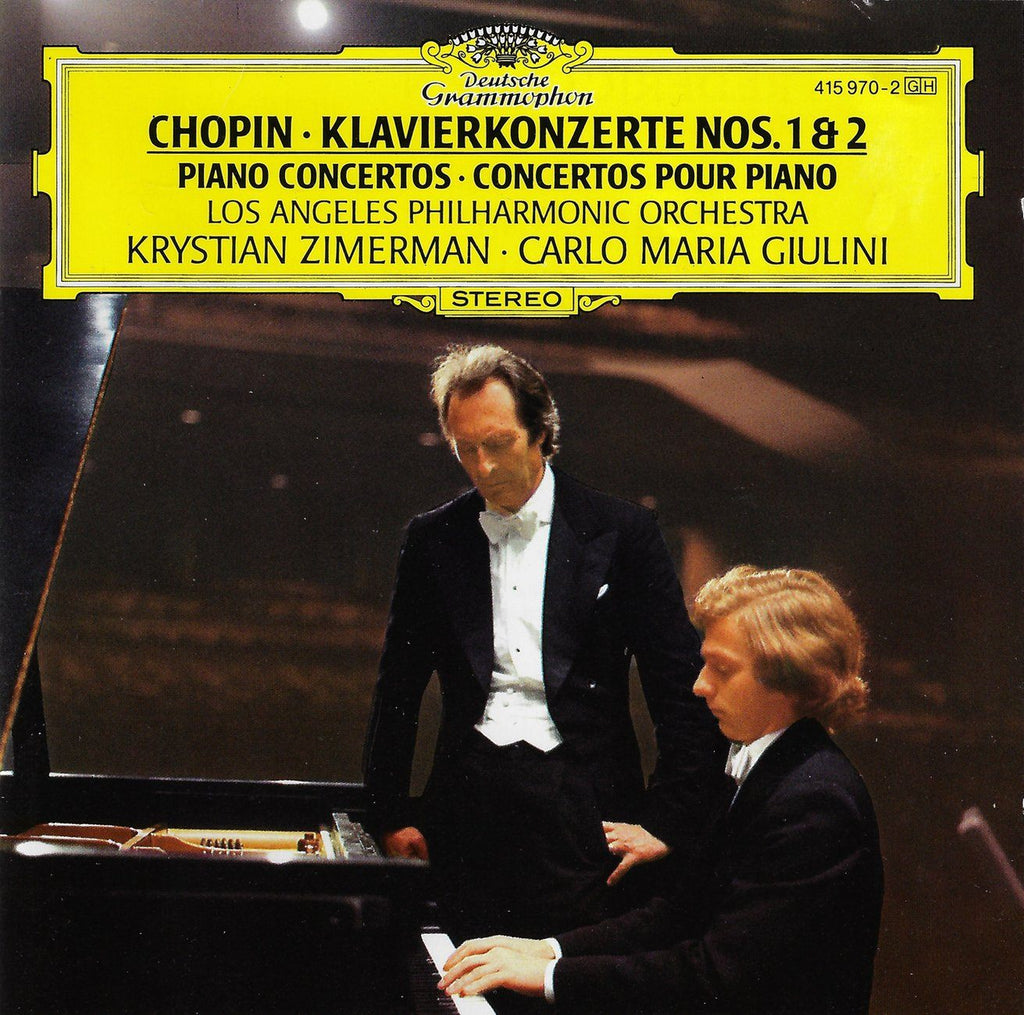Zimerman/Giulini: Chopin Piano Concertos Nos. 1 & 2 - DG 4115 970-2